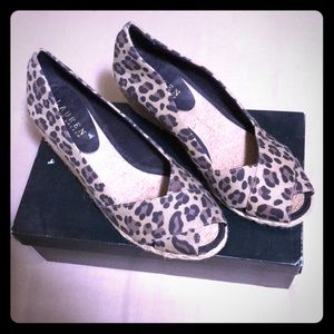 Ralph Lauren Leopard Wedges